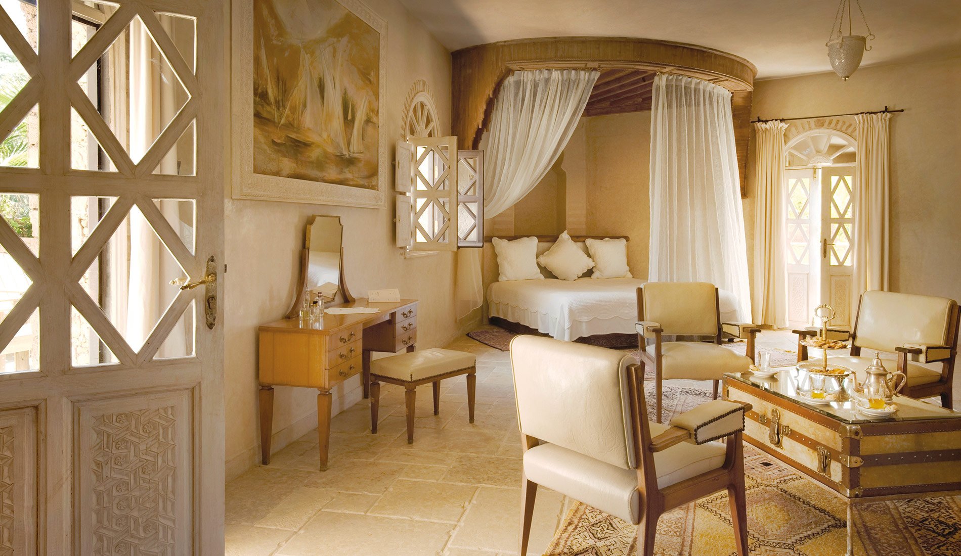 Hôtel de luxe La Sultana Oualidia 5 étoiles Afrique Maroc Oualidia chambre